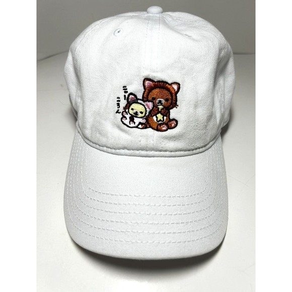 Rilakkuma San-X Co Hat Embroidered White Snapback Adjustable Cap 2018 - Picture 2 of 12